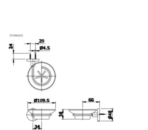 Giá Đựng Xà Bông TOTO TX706AES - 5
