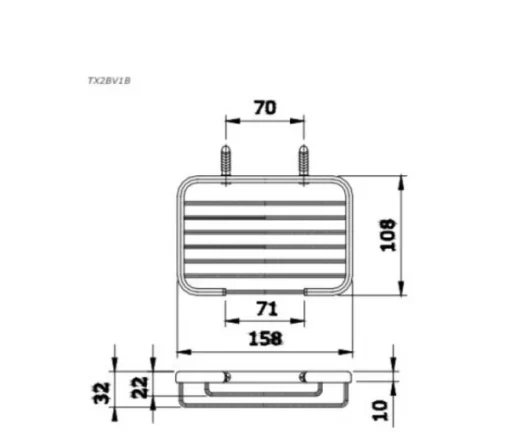 Giá Đựng Xà Bông TOTO TX2BV1B - 5