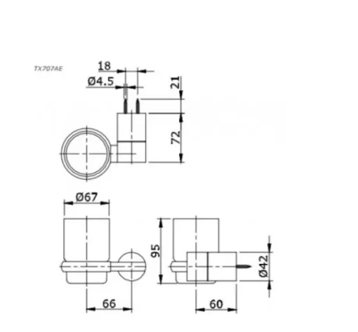 Giá Đựng Bàn Chải TOTO TX707AE - 5