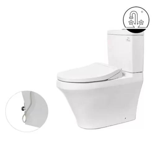 Bồn Cầu TOTO MS885DE2#XW 1 Khối Nắp Rửa Cơ TCW07S - 7