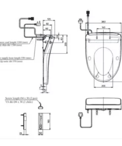 Nắp Rửa Điện Tử Washlet TOTO TCF4911Z#NW1 Dòng S7 - 30 Nắp Rửa Điện Tử Washlet TOTO TCF4911Z#NW1 Dòng S7 - 29