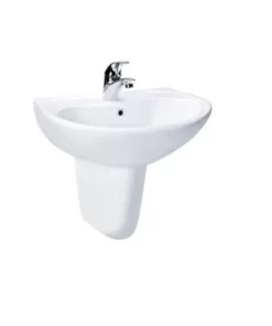 Chậu Rửa Mặt Lavabo TOTO LHT240CS#W Treo Tường Chân Ngắn - 7