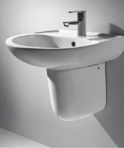 Chậu Rửa Lavabo BELLO BB – 800312 Treo Tường Kèm Chân Ngắn - 6 Chậu Rửa Lavabo BELLO BB – 800312 Treo Tường Kèm Chân Ngắn - 5