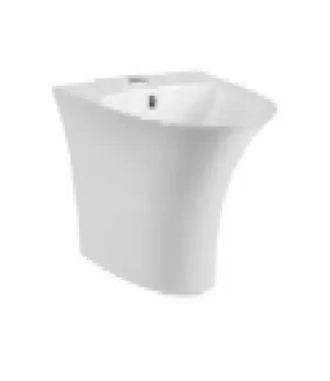 CHẬU RỬA LAVABO BELLO BB – 800601 TREO TƯỜNG LIỀN CHÂN