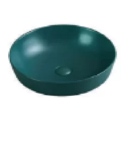 Chậu Rửa Lavabo BELLO BB – 400218 Đặt Bàn Tròn Màu Xanh - 5