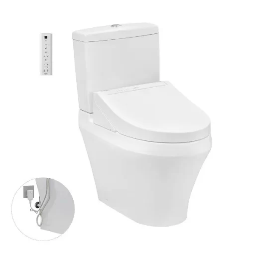Bồn Cầu Điện Tử TOTO CS948DW14#XW Kèm Nắp Rửa Điện Tử WASHLET Dòng C5 – TCF24410AAA (220V) - 3