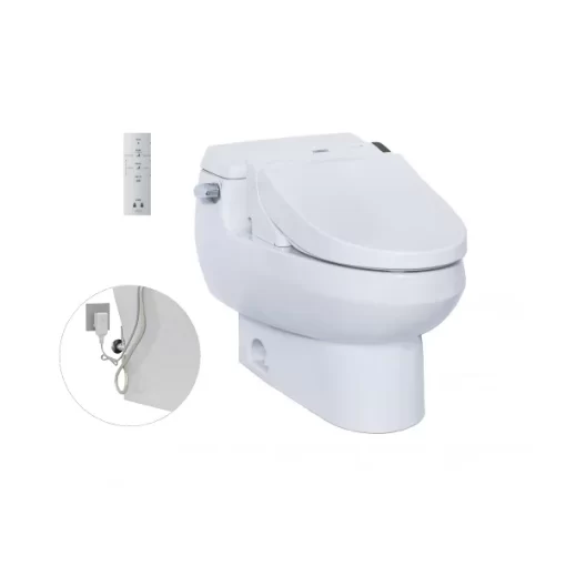 Bồn Cầu Điện Tử TOTO MS688W6#XW Kèm Nắp Rửa Điện Tử WASHLET Dòng C5 – TCF6531Z (220V) - 3