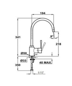 Vòi Rửa Teka ARES 239150210 - 5