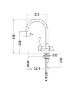 Vòi Rửa Teka KB 915 35911512 - 6 Vòi Rửa Teka KB 915 35911512 - 5