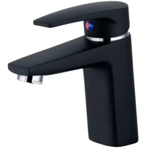 Vòi Lavabo CAESAR B382CU Nóng Lạnh Xả Nhấn Màu Đen - 1