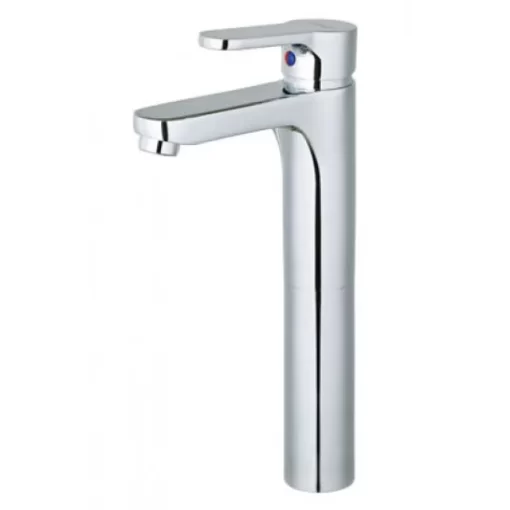 Vòi Lavabo CAESAR B571CU Nóng Lạnh Cổ Cao Xả Nhấn - 1