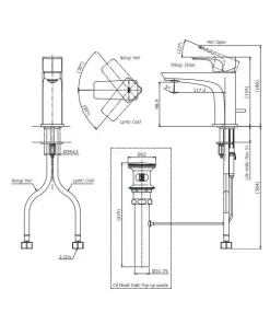 Vòi Lavabo TOTO TLG07301V Gật Gù Nóng Lạnh GE - 10 Vòi Lavabo TOTO TLG07301V Gật Gù Nóng Lạnh GE - 9
