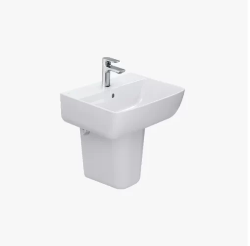 Chậu Rửa Lavabo INAX AL-312V Treo Tường Aqua Ceramic - 1