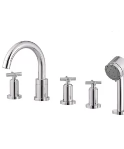 Vòi Sen Xả Bồn Tắm COTTO CT248C16S41 Nóng Lạnh 5 Lỗ - 6 Vòi Sen Xả Bồn Tắm COTTO CT248C16S41 Nóng Lạnh 5 Lỗ - 5