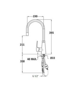 Vòi Rửa Teka VITA 249150210 - 6 Vòi Rửa Teka VITA 249150210 - 5