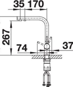 Vòi Rửa Bát BLANCO FONTAS II ANTHRACITE - 5