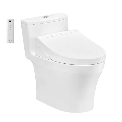 Bồn Cầu Điện Tử TOTO MS885DW14#XW Kèm Nắp Rửa Điện Tử WASHLET Dòng C5 – TCF24410AAA (220V) - 1