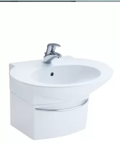 Chậu Rửa Lavabo COTTO SC01027 Treo Tường Kháng Khuẩn - 5