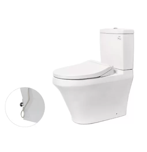 Bồn Cầu TOTO CS945DNE2#XW 2 Khối Nắp Rửa Cơ TCW07S” - 3