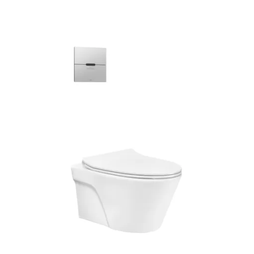 Bồn Cầu TOTO CW822RFVA1/TREF35L2A/WH005A/TC600VS Treo Tường Nắp Mỏng - 3