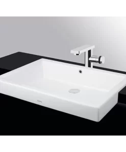 Chậu Rửa Mặt Lavabo TOTO LW646JW/F#W Bán Âm Bàn - 7