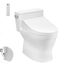 Bồn Cầu WASHLET TOTO MS188VKW14 1 Khối Kèm Nắp Điện Tử TCF24410AAA (220V) - 9