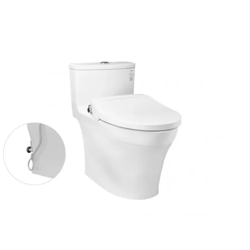 Bồn Cầu TOTO MS885DE2#XW 1 Khối Nắp Rửa Cơ TCW07S - 3
