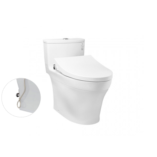 Bồn Cầu TOTO MS885DE4#XW 1 Khối Nắp Rửa Cơ TCW1211A - 3