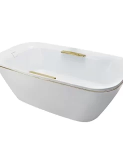 Bồn Tắm TOTO PJY1886HPWMGE#GW Đặt Sàn, NEOREST, Viền Màu Vàng