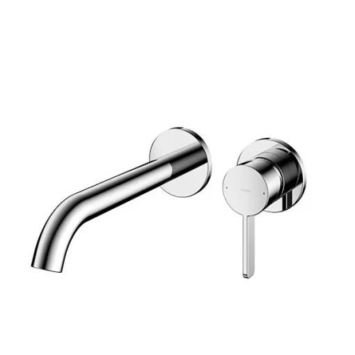Vòi Lavabo TOTO TLG11308BA Gật Gù Nóng Lạnh Gắn Tường GF (2 Lỗ) - 1