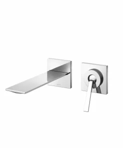 Vòi Lavabo TOTO TLP02309B#BN Gật Gù Nóng Lạnh Gắn Tường ZL (2 Lỗ) - 5