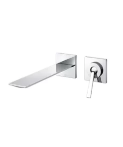 Vòi Lavabo TOTO TLP02310B#PN Gật Gù Nóng Lạnh Gắn Tường ZL (2 Lỗ) - 5