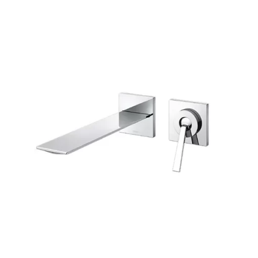 Vòi Lavabo TOTO TLP02310B#PN Gật Gù Nóng Lạnh Gắn Tường ZL (2 Lỗ) - 3