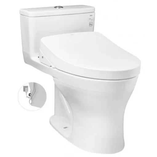 Bồn Cầu Điện Tử TOTO MS855DW11#XW Kèm Nắp Rửa Điện Tử WASHLET Dòng S7 – TCF4911Z (220V) - 3