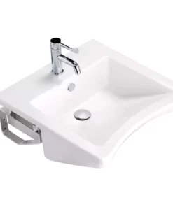 Chậu Rửa Lavabo COTTO SC00537 Treo Tường Kháng Khuẩn - 5