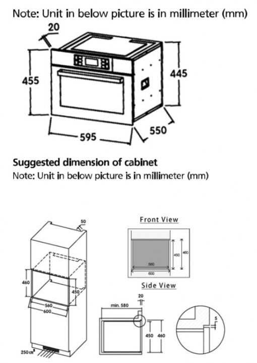 Lò Hấp Kết Hợp Nướng KAFF KF-ST56LXR - 3