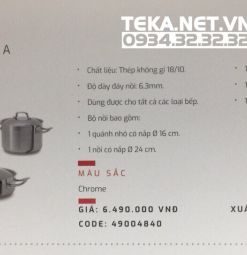 Bộ nồi Teka - 12 Bộ nồi Teka - 11