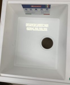 Granite sink Phoenix 860 BlackSiphon, giá úp bát inox KONOX - 99