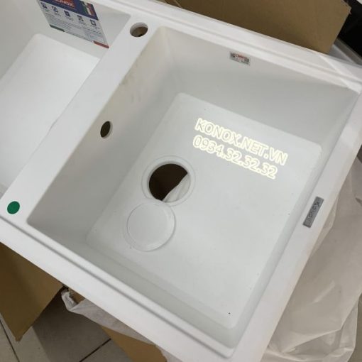 Granite sink Phoenix 860 GreySiphon, giá úp bát inox KONOX - 25