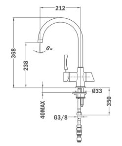 Vòi rửa chén Teka OS 200 182000200 - 6 Vòi rửa chén Teka OS 200 182000200 - 5