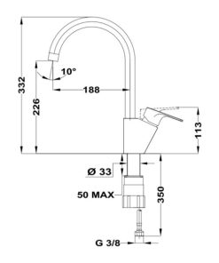 Vòi rửa chén Teka MTP 995 116030001 - 6 Vòi rửa chén Teka MTP 995 116030001 - 5