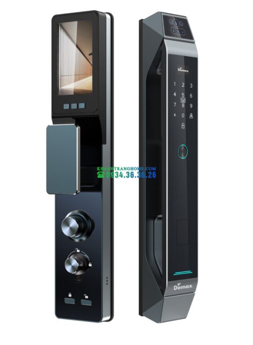 Khóa thông minh DEMAX SL968 CNC GREY tiêu chuẩn Đức - 1
