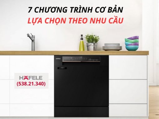 MÁY RỬA CHÉN ĐỂ BÀN HAFELE HDW-T5551B 538.21.340 - 5