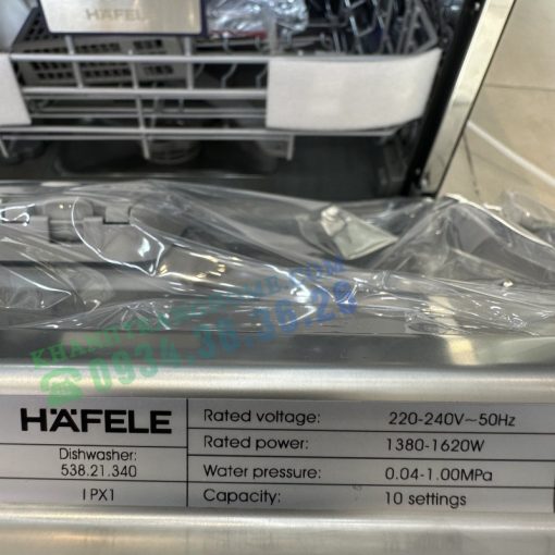 MÁY RỬA CHÉN ĐỂ BÀN HAFELE HDW-T5551B 538.21.340 - 45