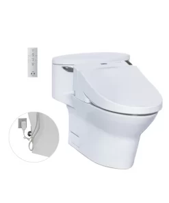 Bồn Cầu Điện Tử TOTO MS904W6#XW Kèm Nắp Rửa Điện Tử WASHLET Dòng C5 – TCF6531Z (220V)