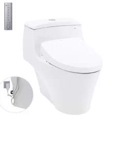 Bồn Cầu Điện Tử TOTO CW823RAW11#W/T53P100VR Kèm Nắp Rửa Điện Tử WASHLET Dòng S7 – TCF4911Z (220V)