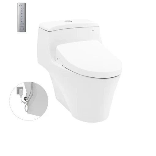 Bồn Cầu Điện Tử TOTO CW823RAW11#W/T53P100VR Kèm Nắp Rửa Điện Tử WASHLET Dòng S7 – TCF4911Z (220V) - 3