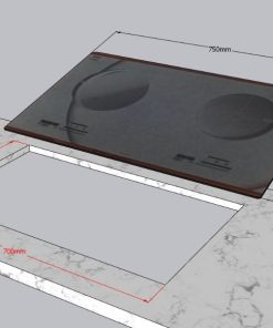Bếp Từ Đôi Âm Tomate TOM 02I-8G LUX