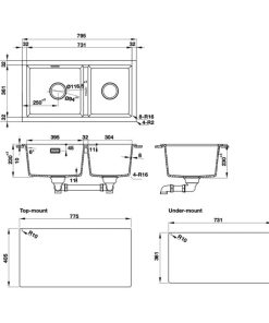 GÓI CHẬU VÒI BẾP HAFELE ESSENCE 3 577.25.319 - 13