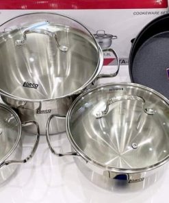 BỘ NỒI ĐUN LORCA TA-5018 TITANIUM - 8 BỘ NỒI ĐUN LORCA TA-5018 TITANIUM